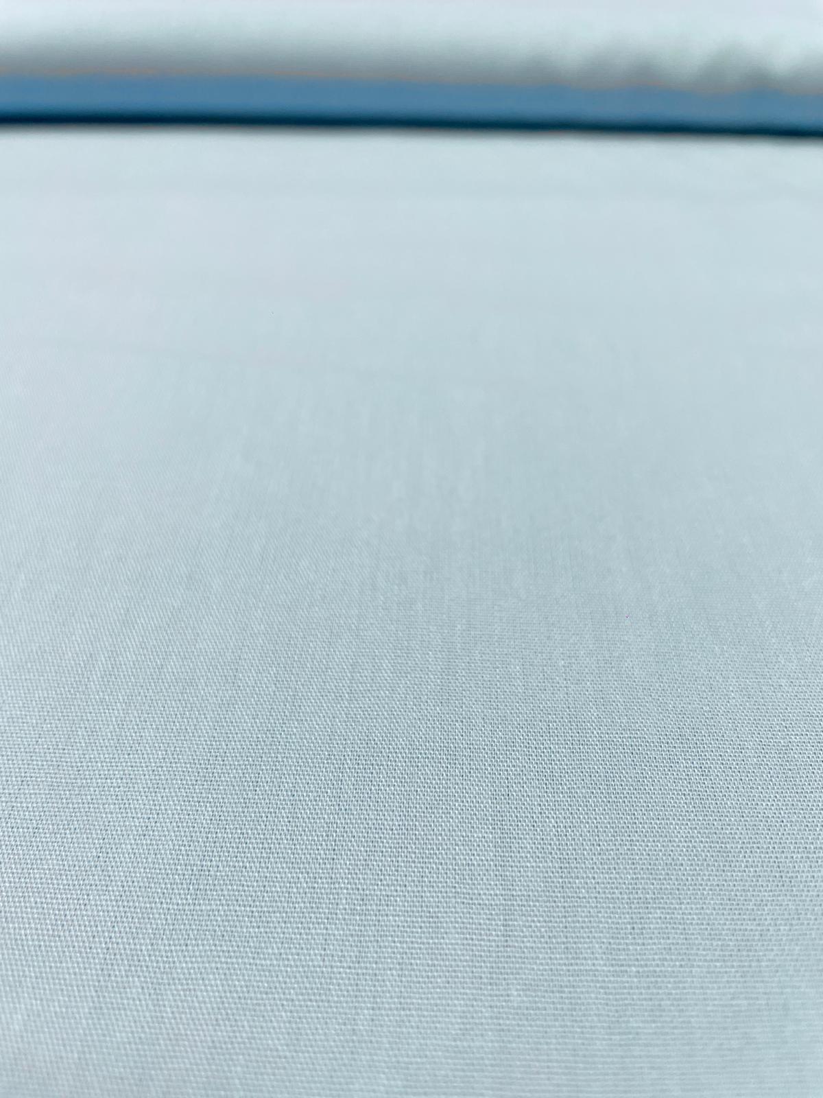 Baumwolle Popeline uni hellblau